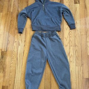 Yogalicious Charcoal Jogger Set